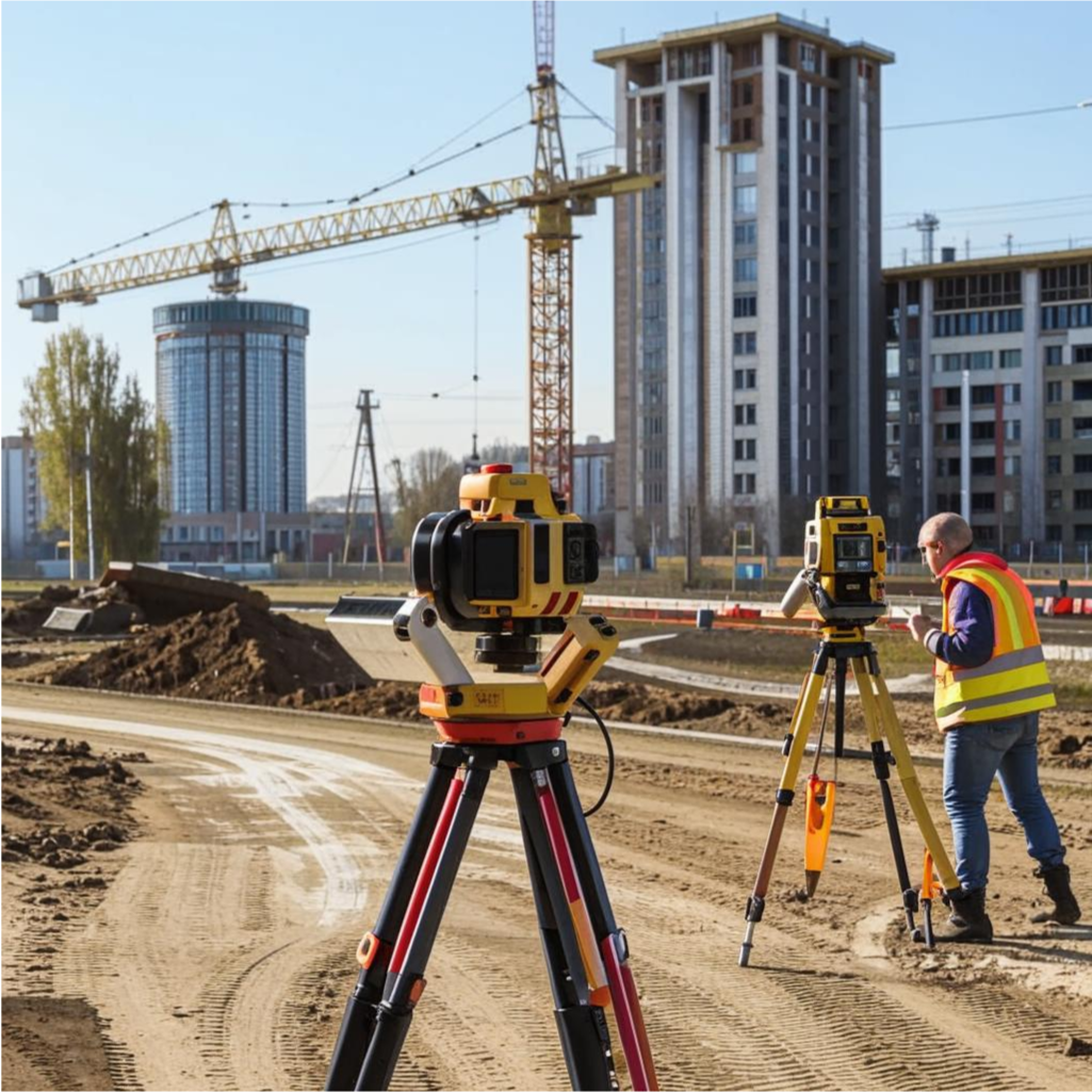Строительная геодезия в Калининском районе Санкт-Петербурга 