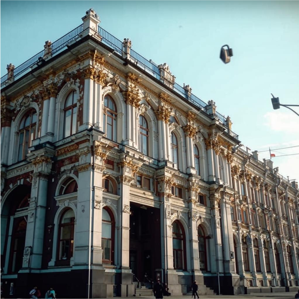 Обмеры, съемка фасада в центральном районе Санкт-Петербурга 