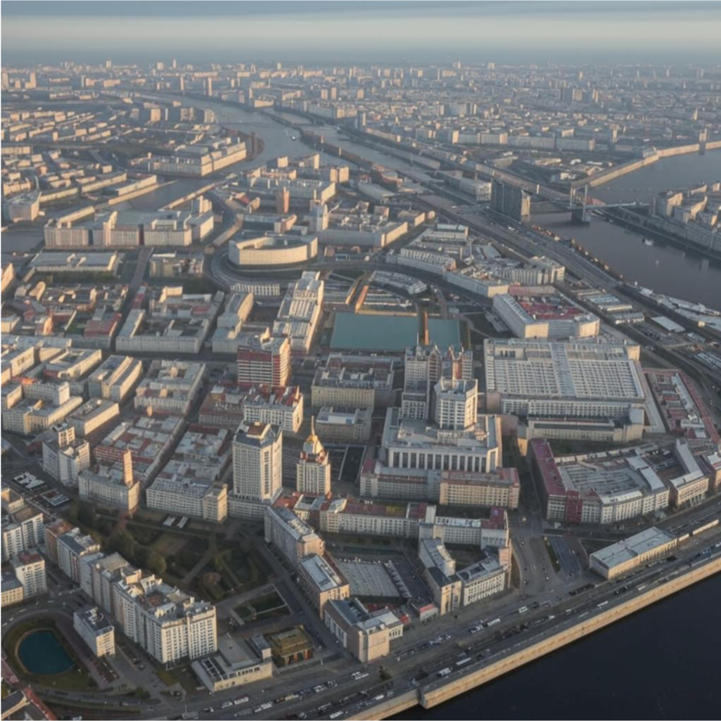 Расчет объемов земляных масс в Центральном районе Санкт-Петербурга 