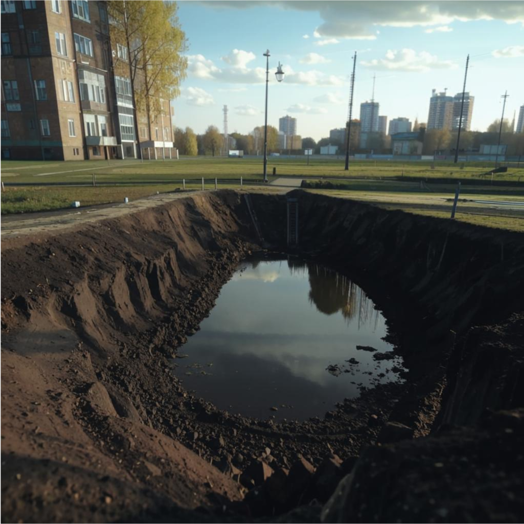 Поиск воды в Колпинском районе Санкт-Петербурга 