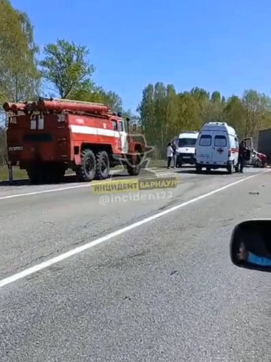    ДТП в Тальменском районе. Источник: кадр видео, t.me/incident22