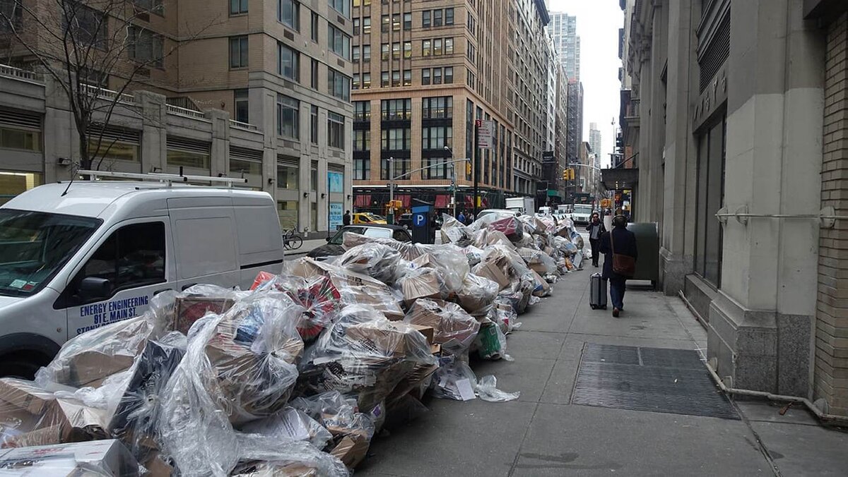 Центральные улицы Нью-Йорка