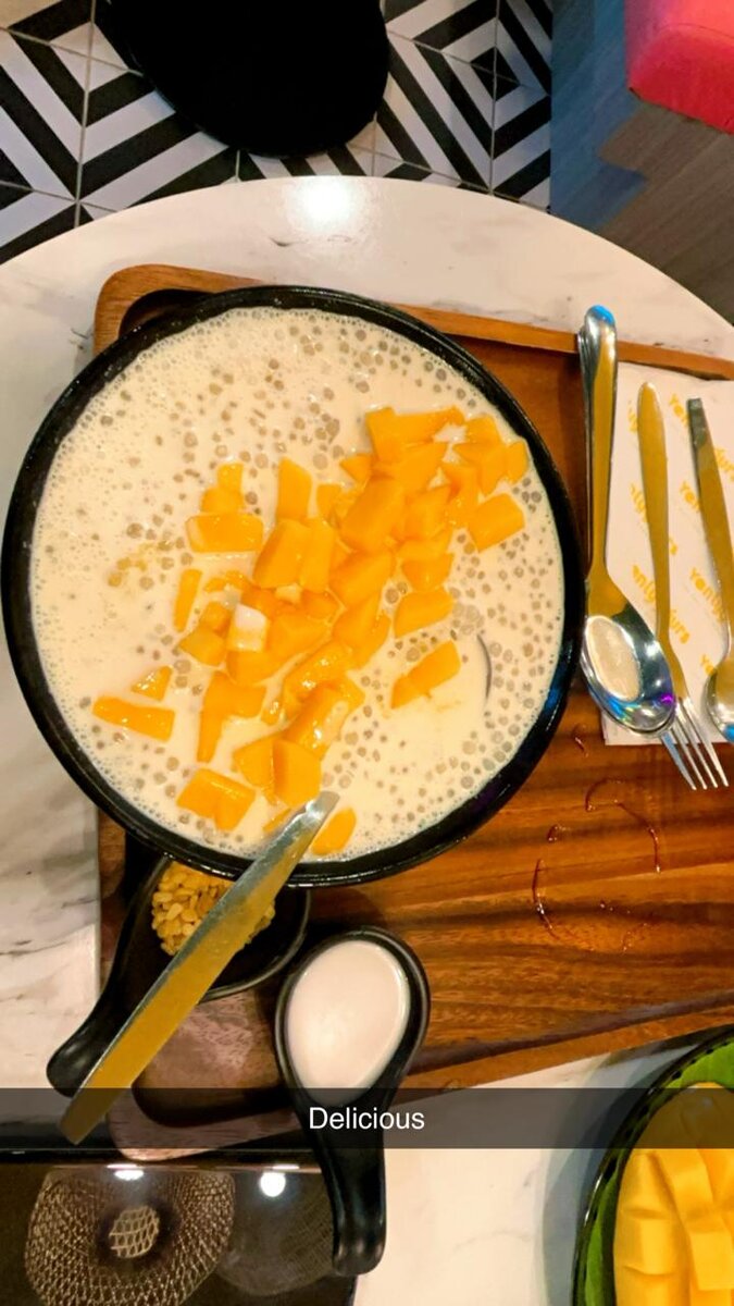 Наш манговый перекус