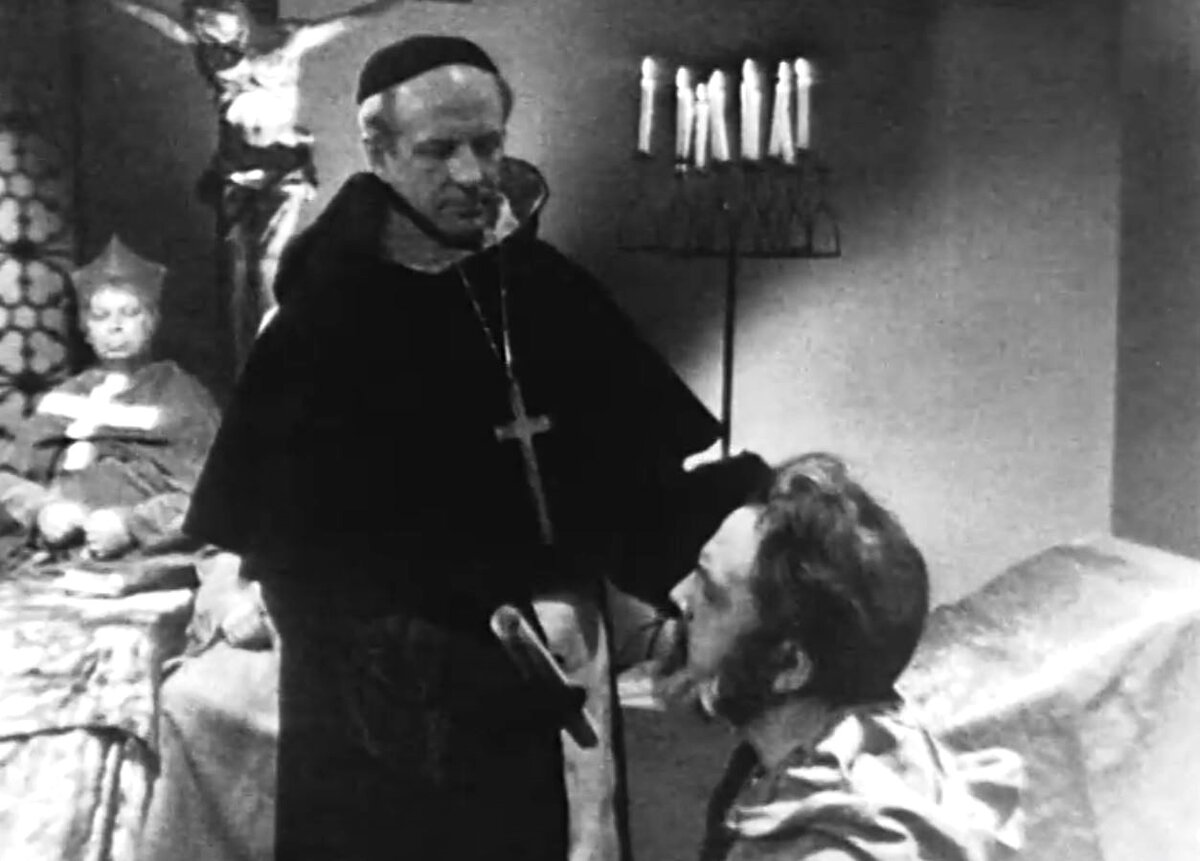 Кадр из телевизионной постановки "Галилео Галилей. Великий еретик" (1967)