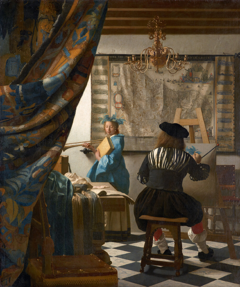 THE ART OF PAINTING BY JOHANNES VERMEER