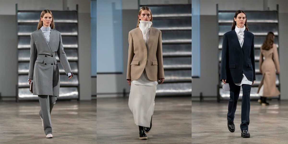 Модели на показе бренда 