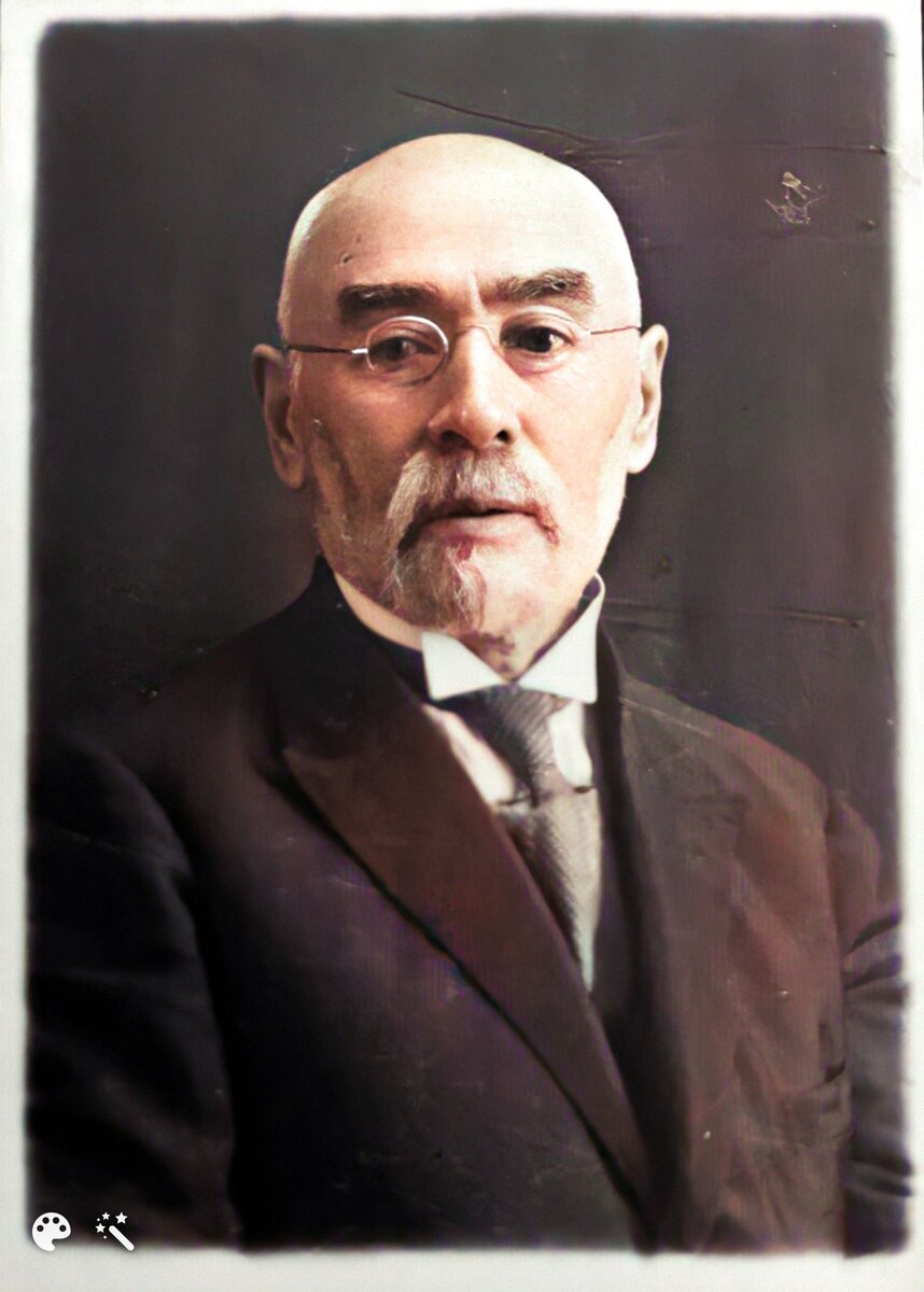 Цыгальницкий Евсей Гурьевич. Фото раскрашено нейросетью одной из генеалогических программ.