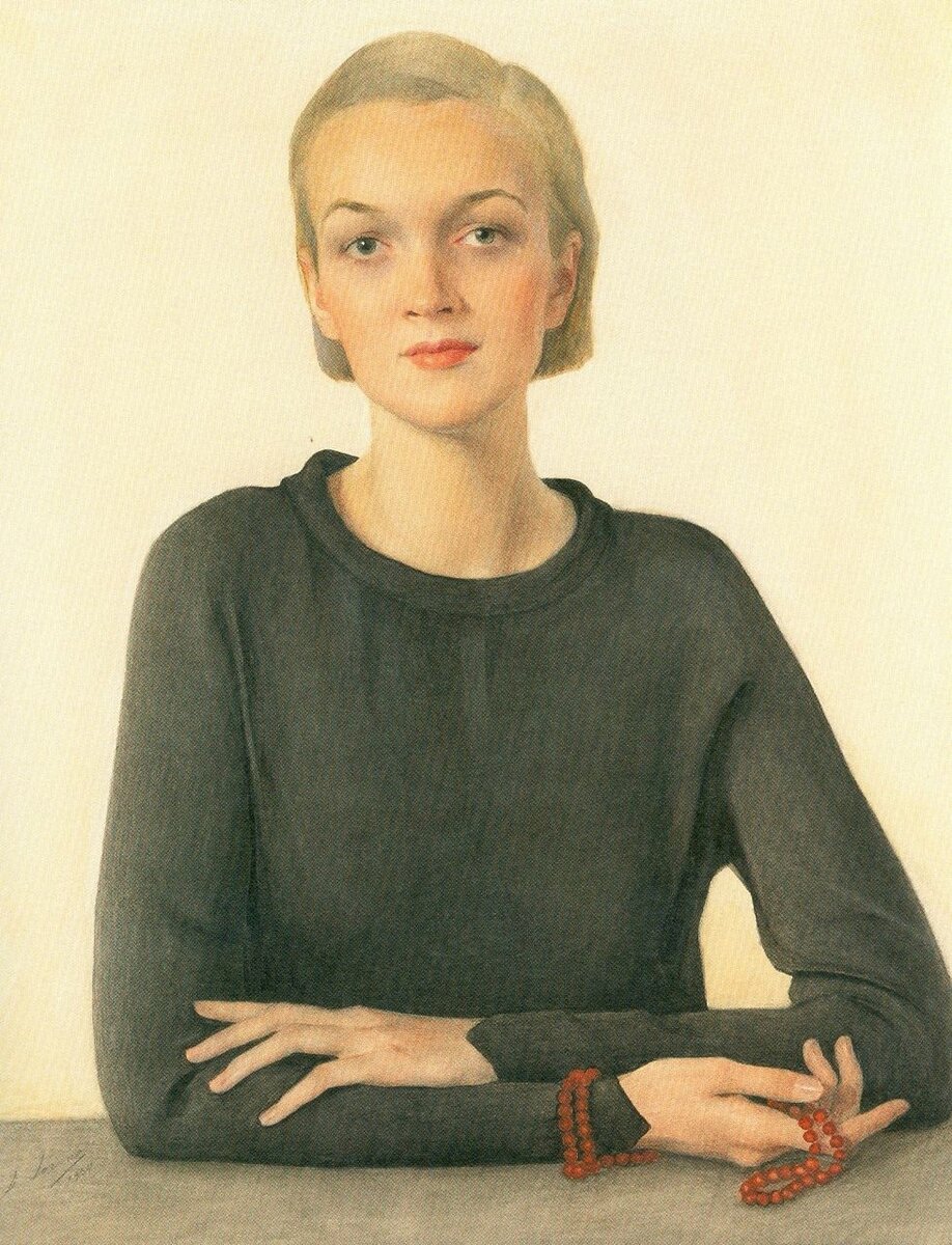 Савелий Сорин (1878-1953)
«Женщина в черном (портрет Вирджинии Черрил)» 1934