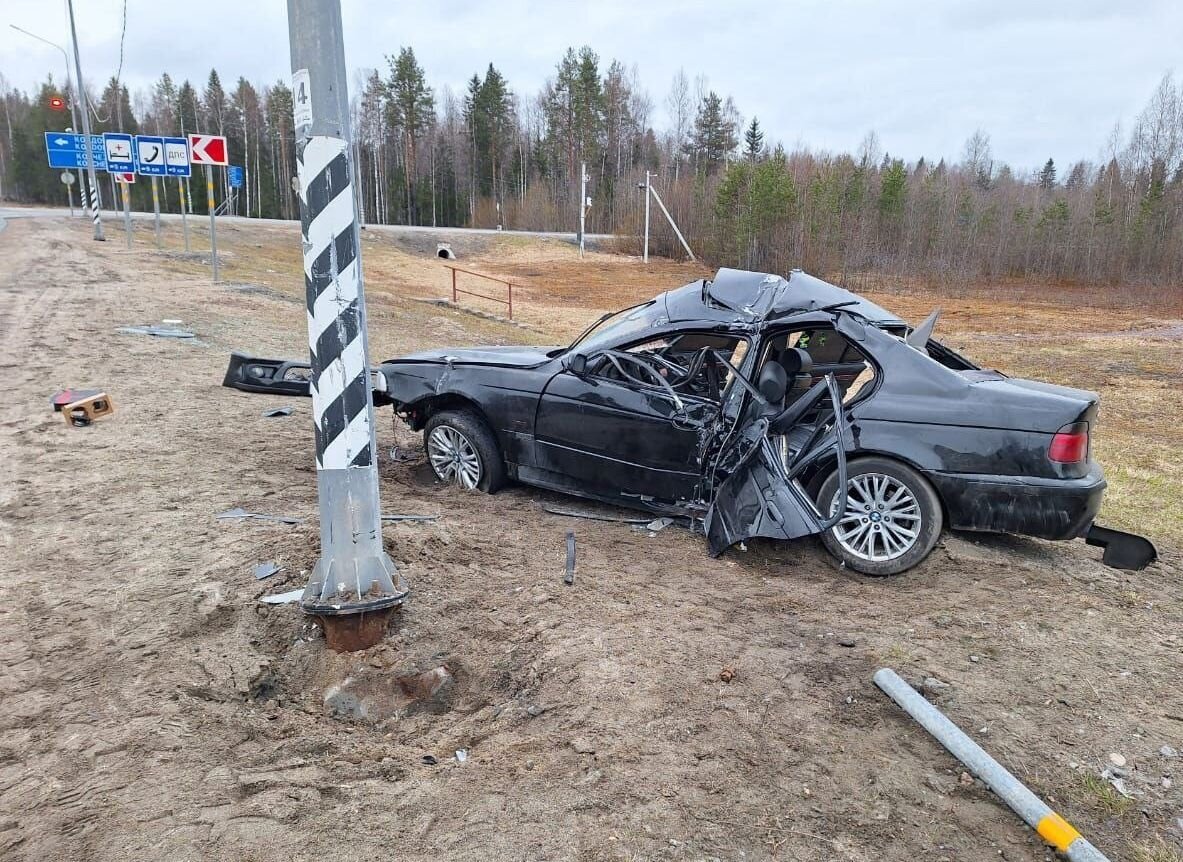 Один человек погиб, трое травмированы в аварии на трассе «Кола» в Карелии |  Карелия.Ньюс. Новости Петрозаводска | Дзен