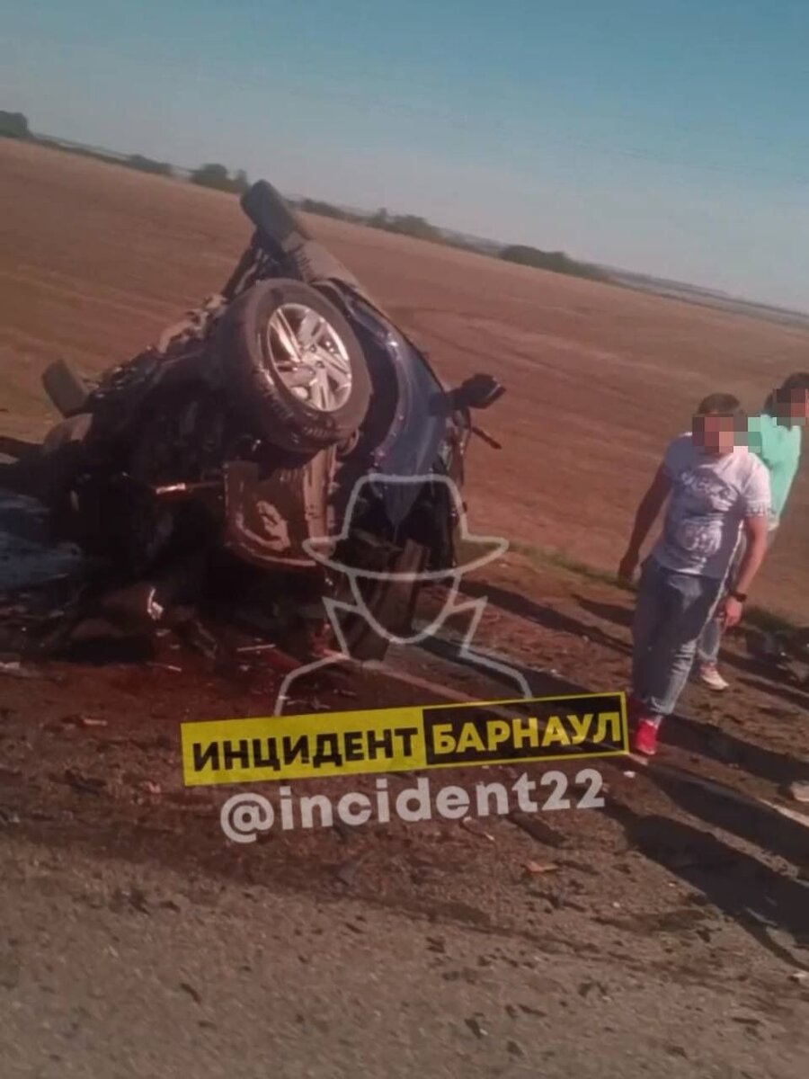    ДТП в Топчихинском районе. Источник: кадр видео, t.me/incident22