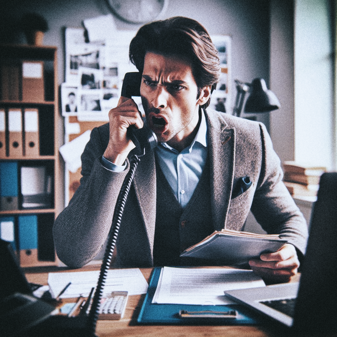 "Купец в гневе", автор: А.И. Генов