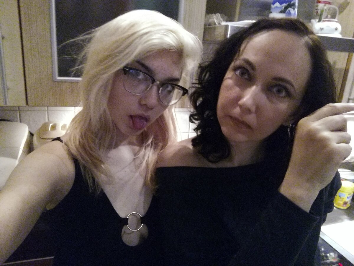 Мы с Ариной, лет 7 назад