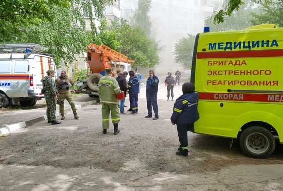    Обрушение подъезда жилого дома в Белгороде