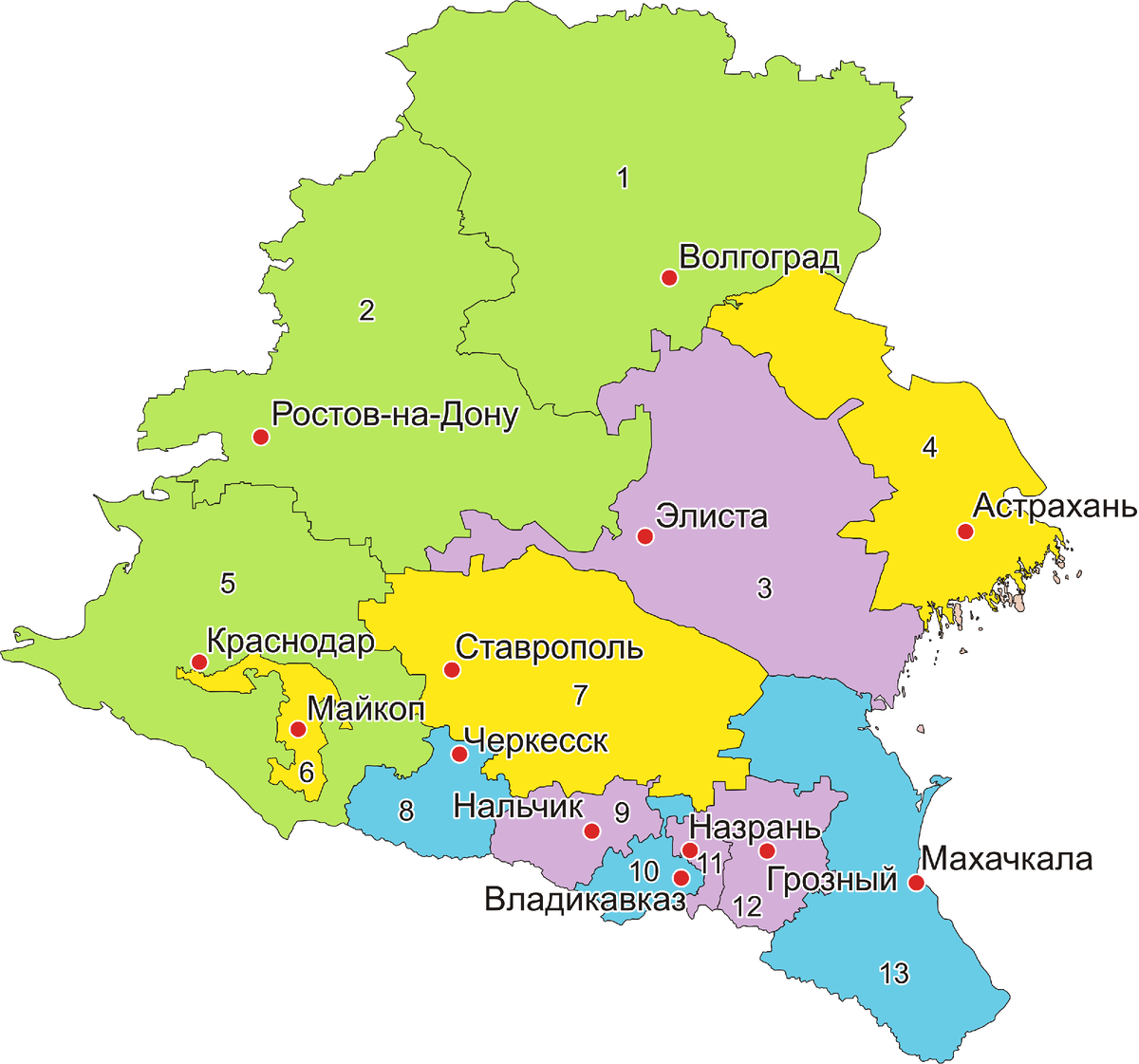 Элиста на карте России - специально для прогульщиков урока географии)))