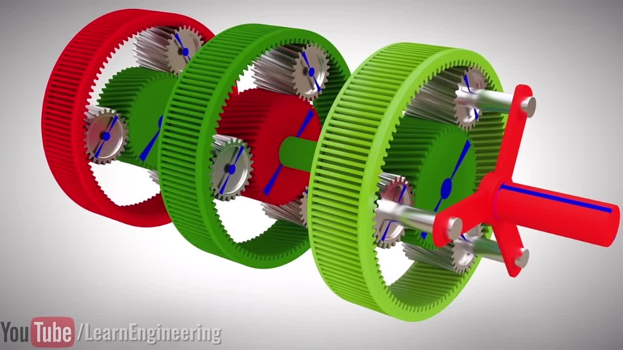 АКПП — как работает механизм планетарной передачи? 3D-анимация для лучшего  понимания устройства.