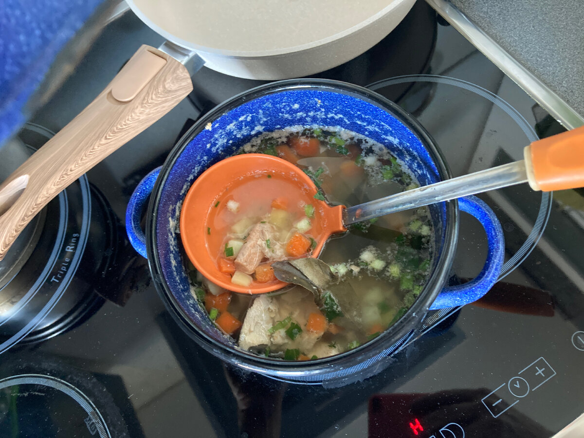 Суп с рыбными консервами