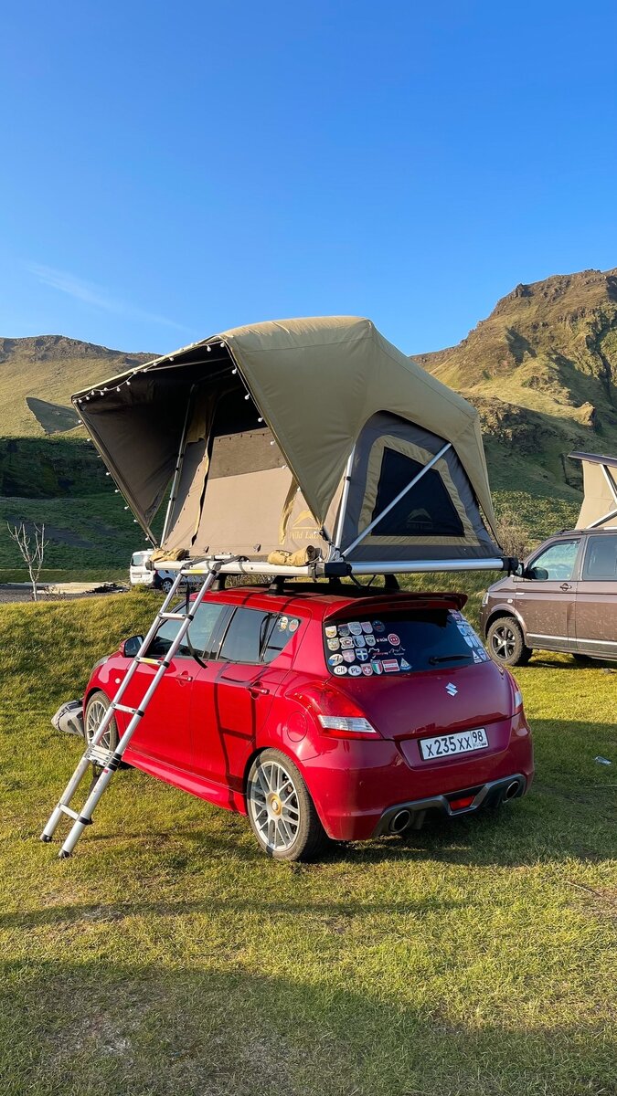 Фото с кемпинга в Европе.