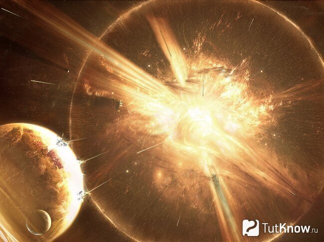 Солнце сбрасывает свою оболочку