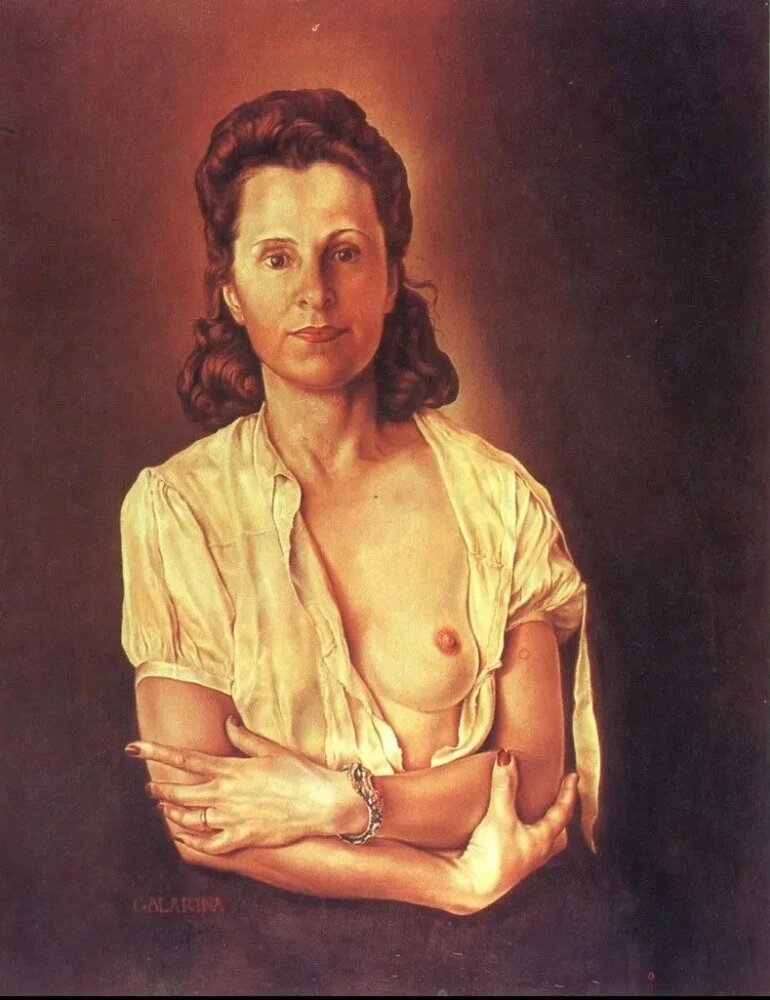 Сальвадор Дали – «Галарина», 1945 год; 64 х 50 см.