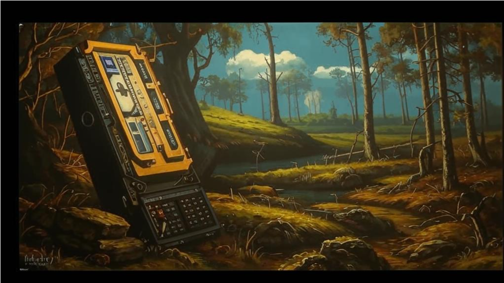 Создано ИИ Кандинский