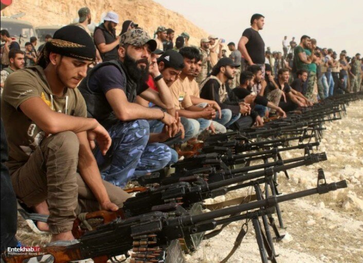 Сирийские повстанцы.