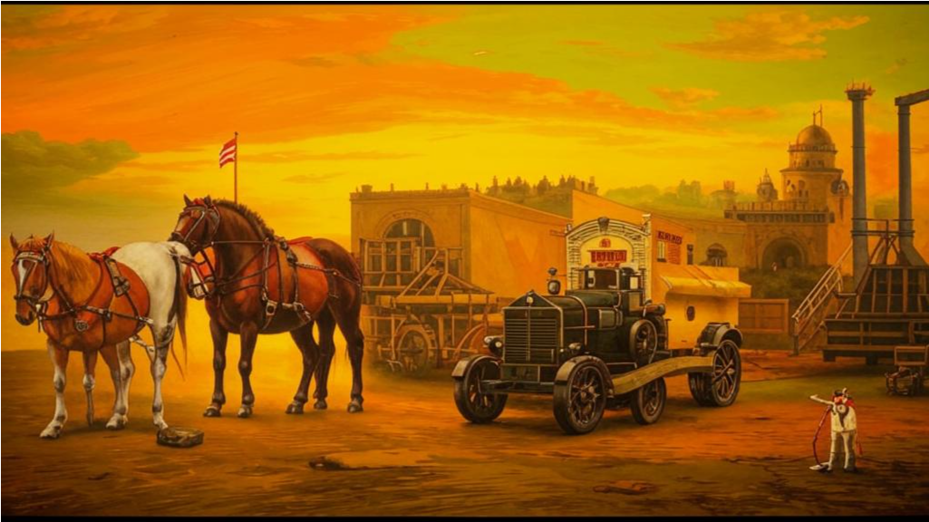 Создано ИИ Кандинский