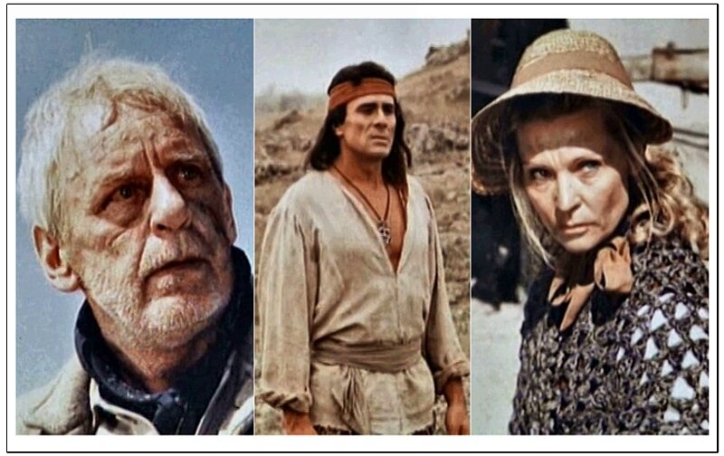 Сафонов, Митич, Светличная. Кадры из фильма