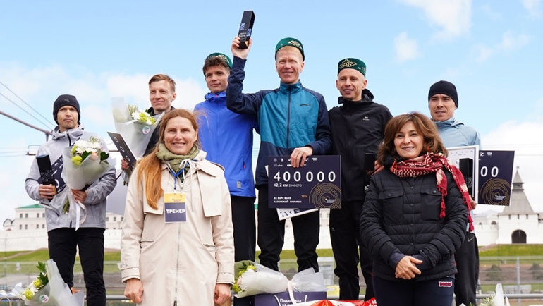    Победители Казанского марафона.Соцсети Казанского марафона