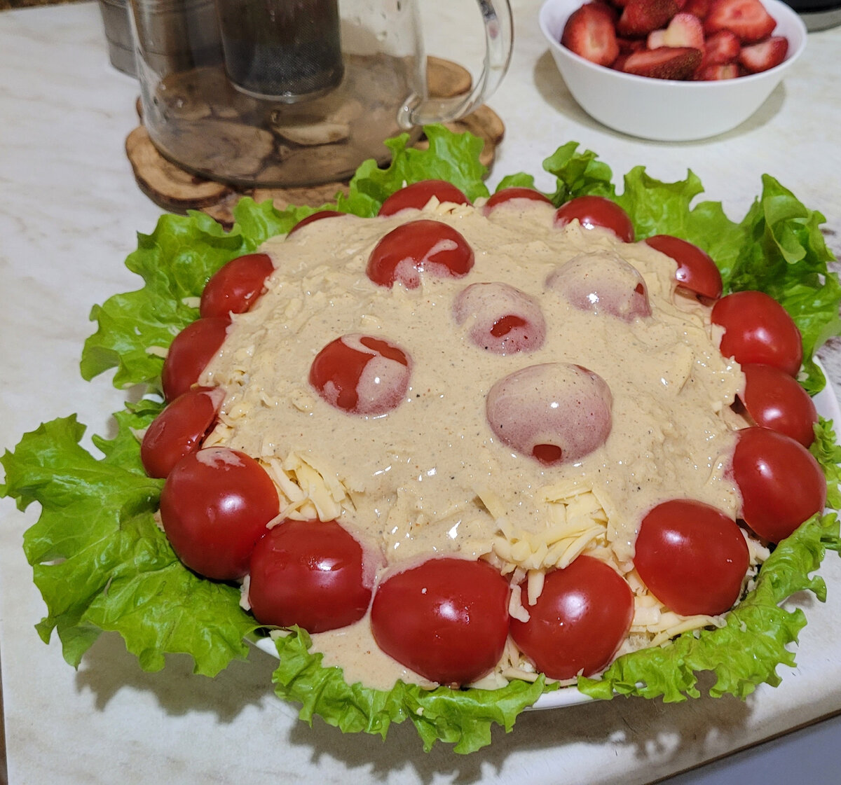 Салат "Цезарь"