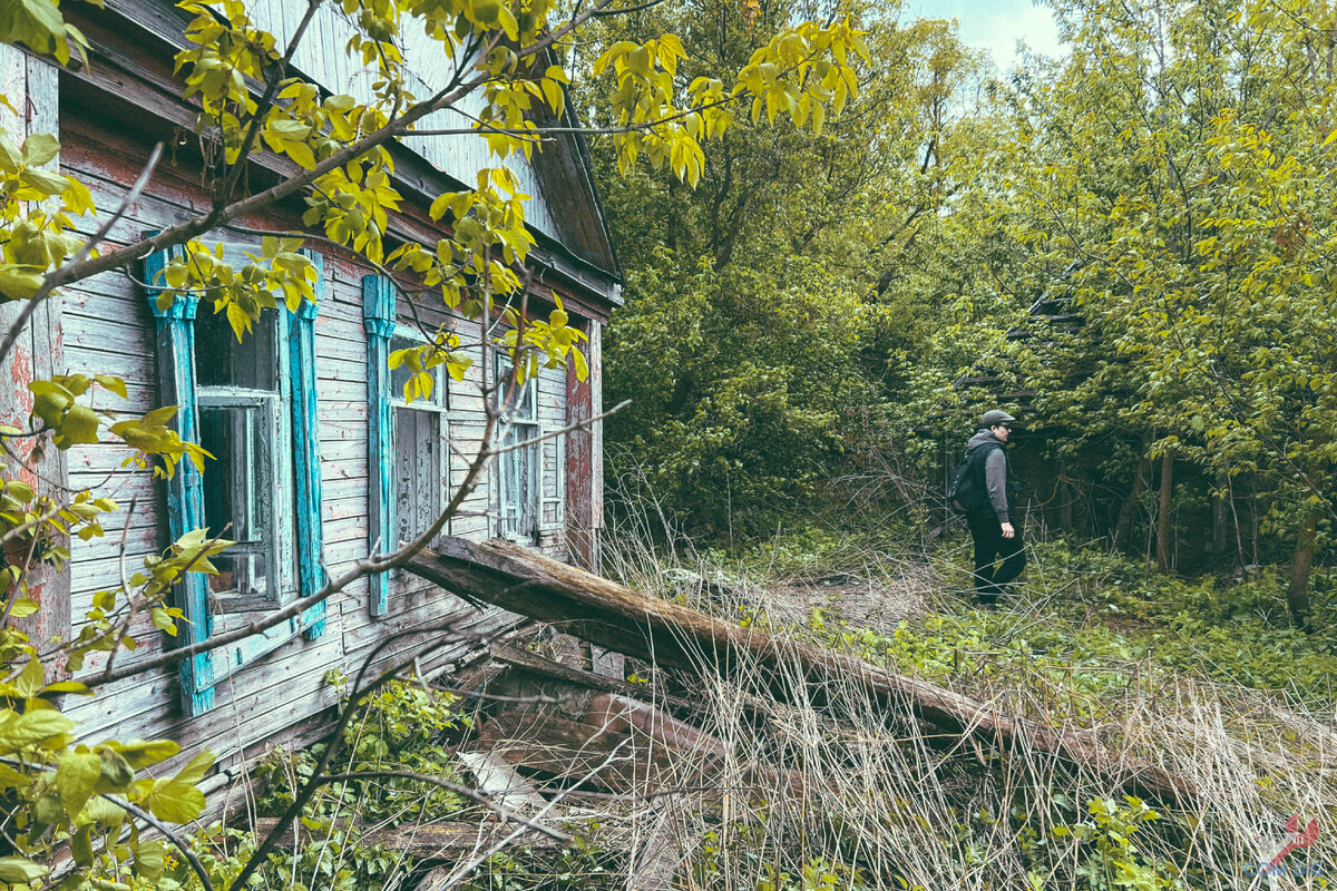 Заглянул в заброшенный деревенский дом с вырванными полами. По причине  невнимательности я чуть не попал в больницу | ComDig | Urban Exploration |  Дзен