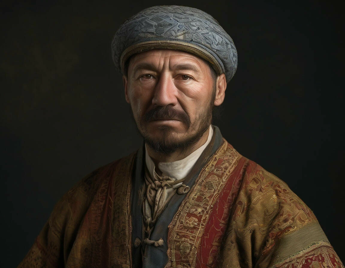 Манаш-тархан. Реконструкция ИИ. 