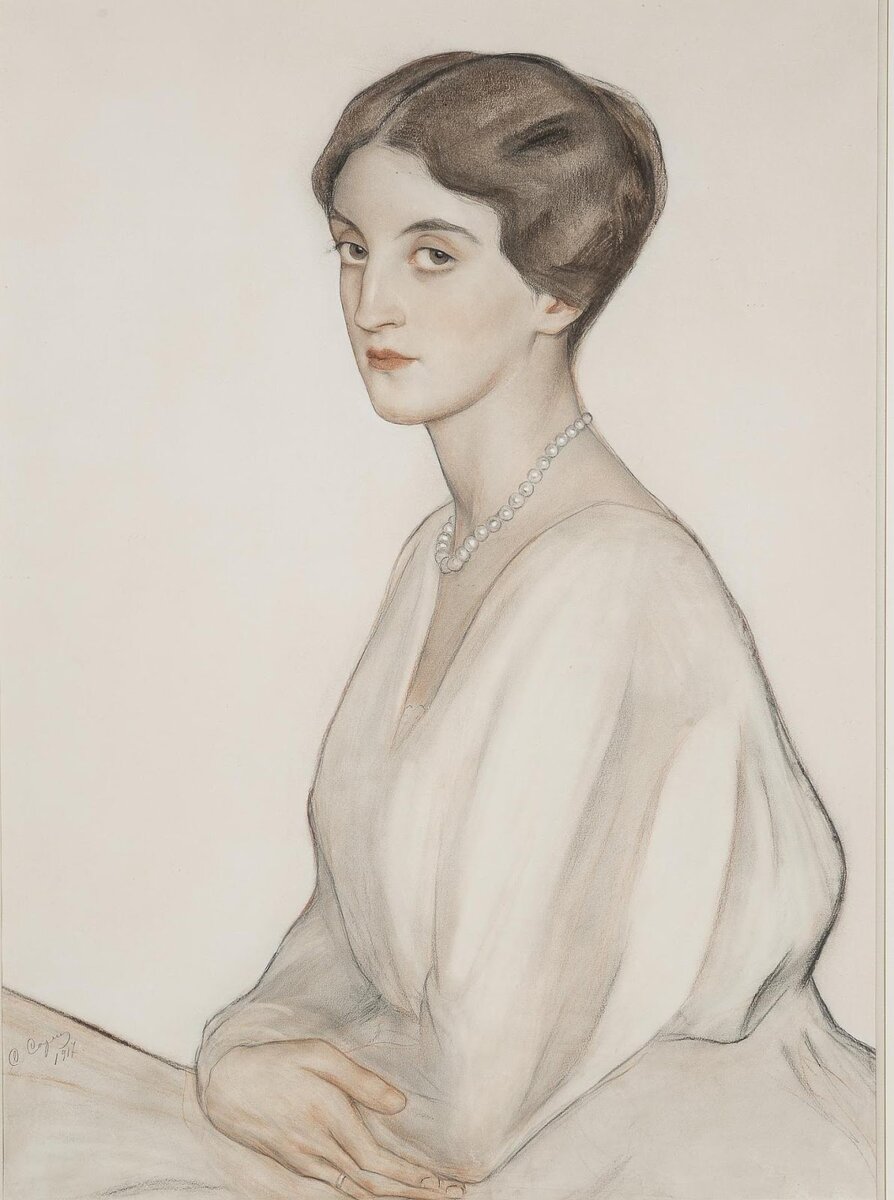 Княгиня Надежда Петровна Романова (1898-1988) кисти Савелия Сорина