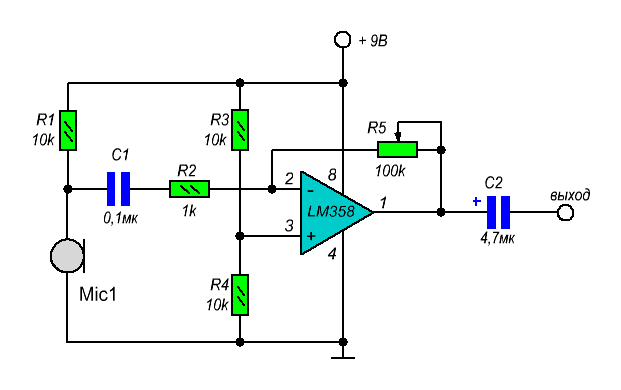 Lm358 схема усилителя Предусилитель на Lm358 ЛудимПаяемЭВМпочиняем Дзен