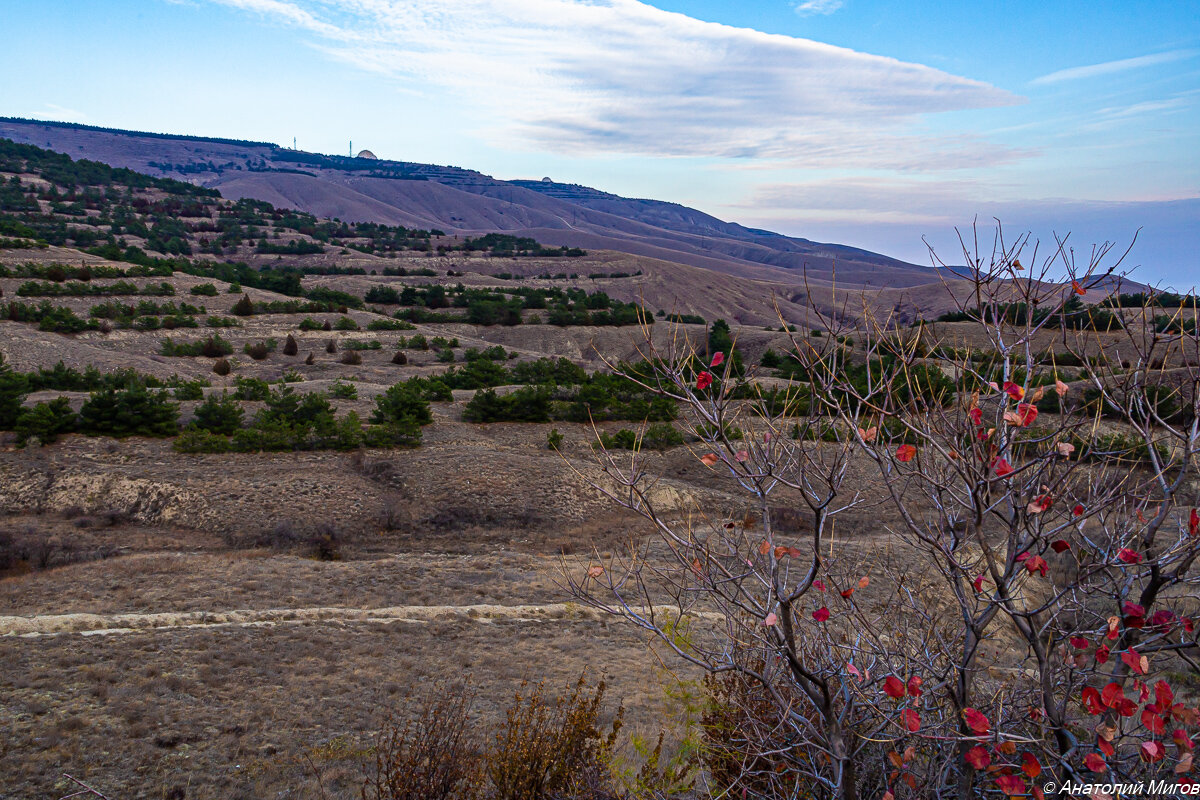 Вид на гору Тепе Оба.