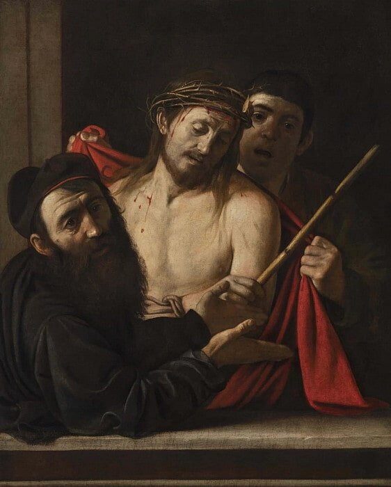 Микеланджело Меризи да Караваджо «Ecce Homo», 1605-1609 © Museo del Prado