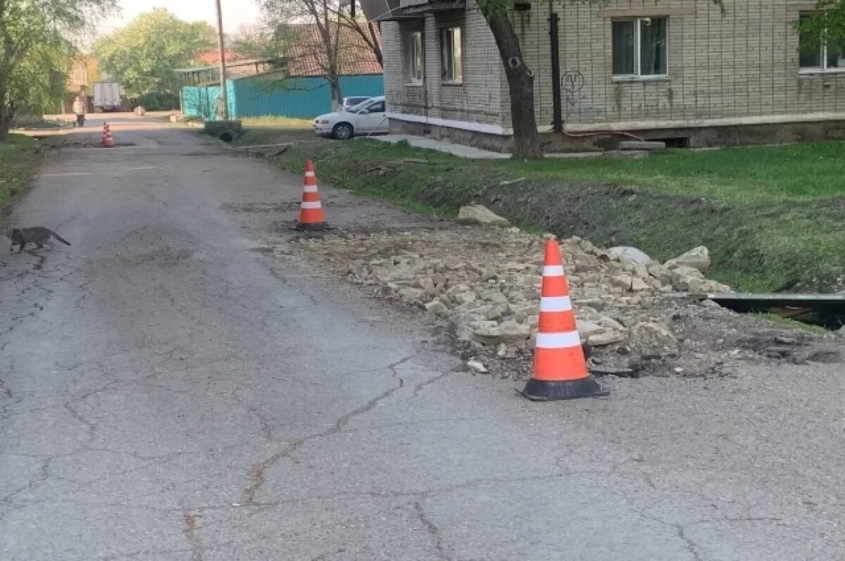    В Уссурийске начался ремонт переулка Рюмина