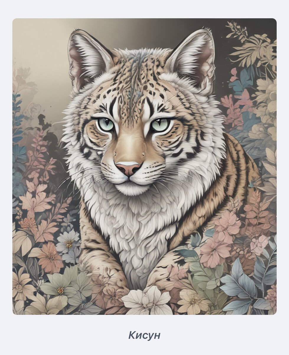 Кошка, нарисованная нейросетью