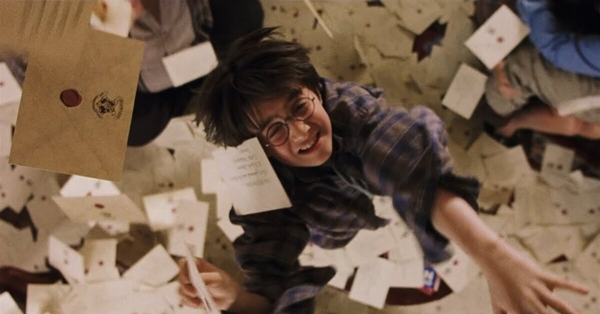 Кадр из фильма "Гарри Поттер и философский камень"