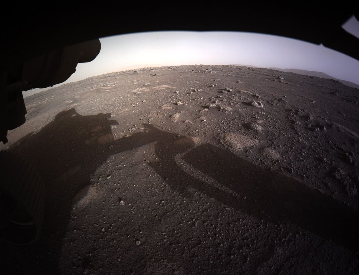 Первый цветной снимок Марса / "Персеверанс" / NASA 