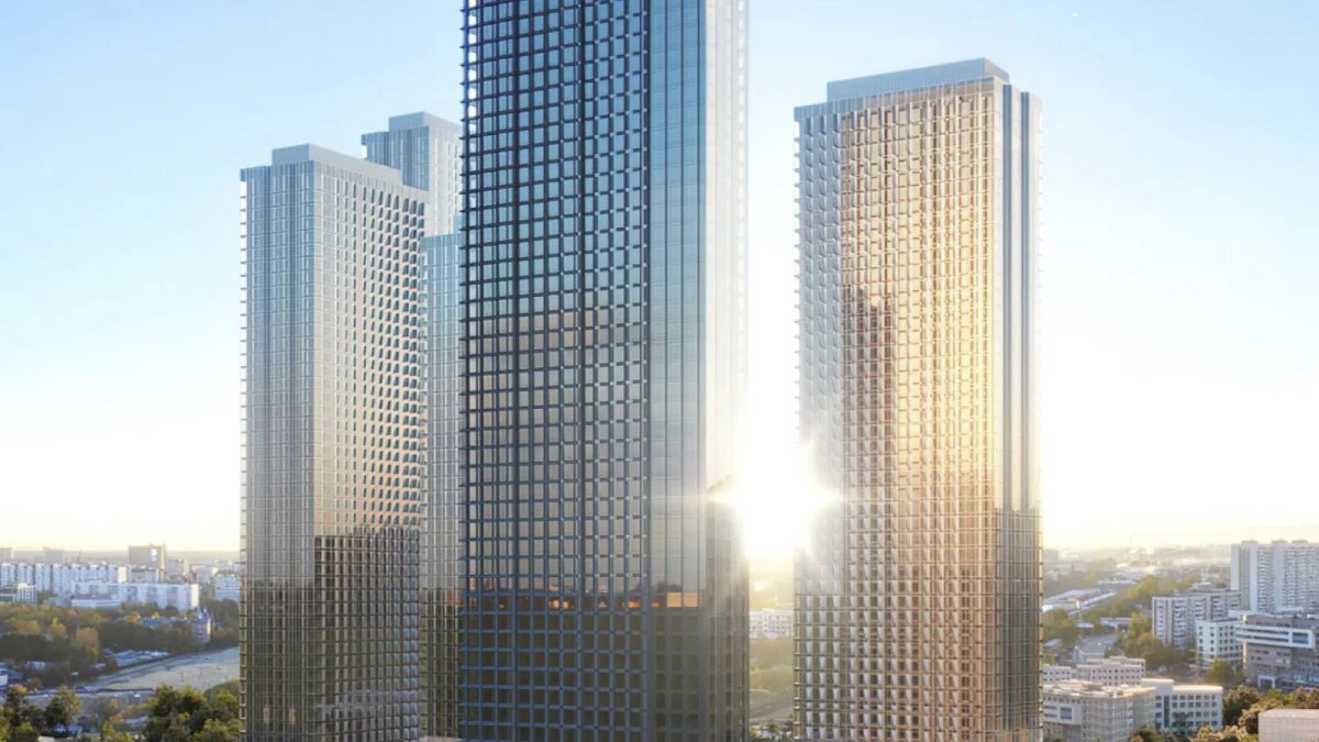 Небоскрёбы в районе Останкино