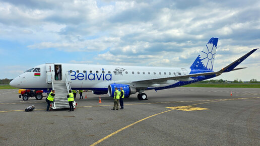 Embraer 175 а/к Белавиа | Рейс Москва — Брест