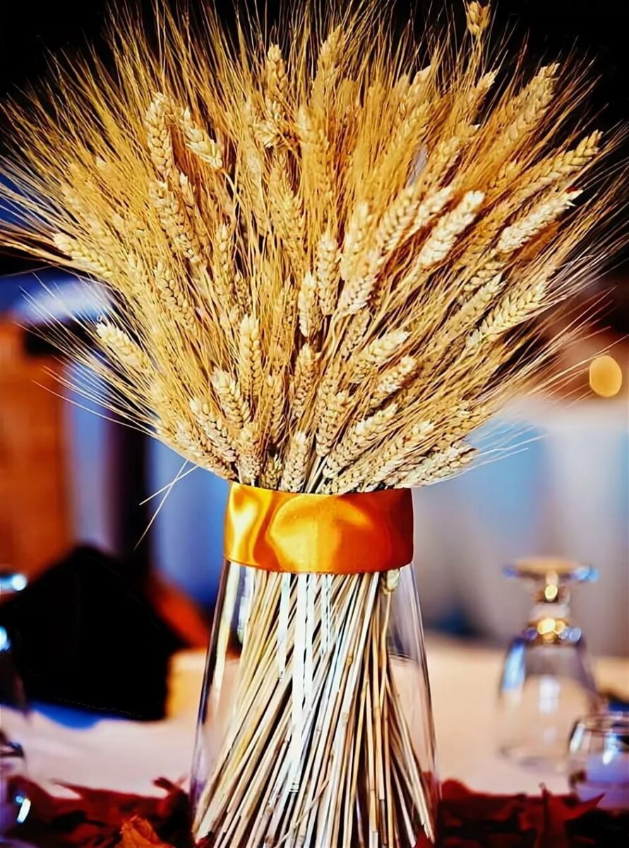 Букет ржи защищает от негативной энергии