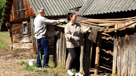 Восстанавливаем СТАРЫЙ ДЕРЕВЕНСКИЙ ДОМ В БЕЛАРУСИ. Чтобы построить новое, нужно сломать старое. Так намного лучше