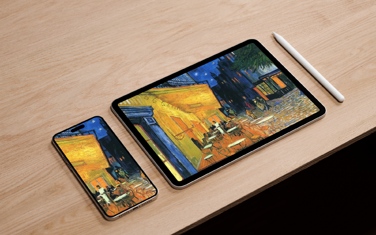 «Ночная терраса кафе» (нидерл. Caféterras bij nacht, фр. Terrasse du café le soir)  Винсент ван Гог. «Ночная терраса кафе» была написана художником в Арле в сентябре 1888 года. Картина не подписана, но описана и упомянута художником в трех письмах