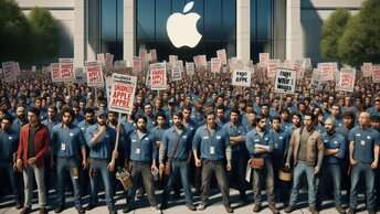 Профсоюзы «терроризируют» Apple: напряжение и противоречия