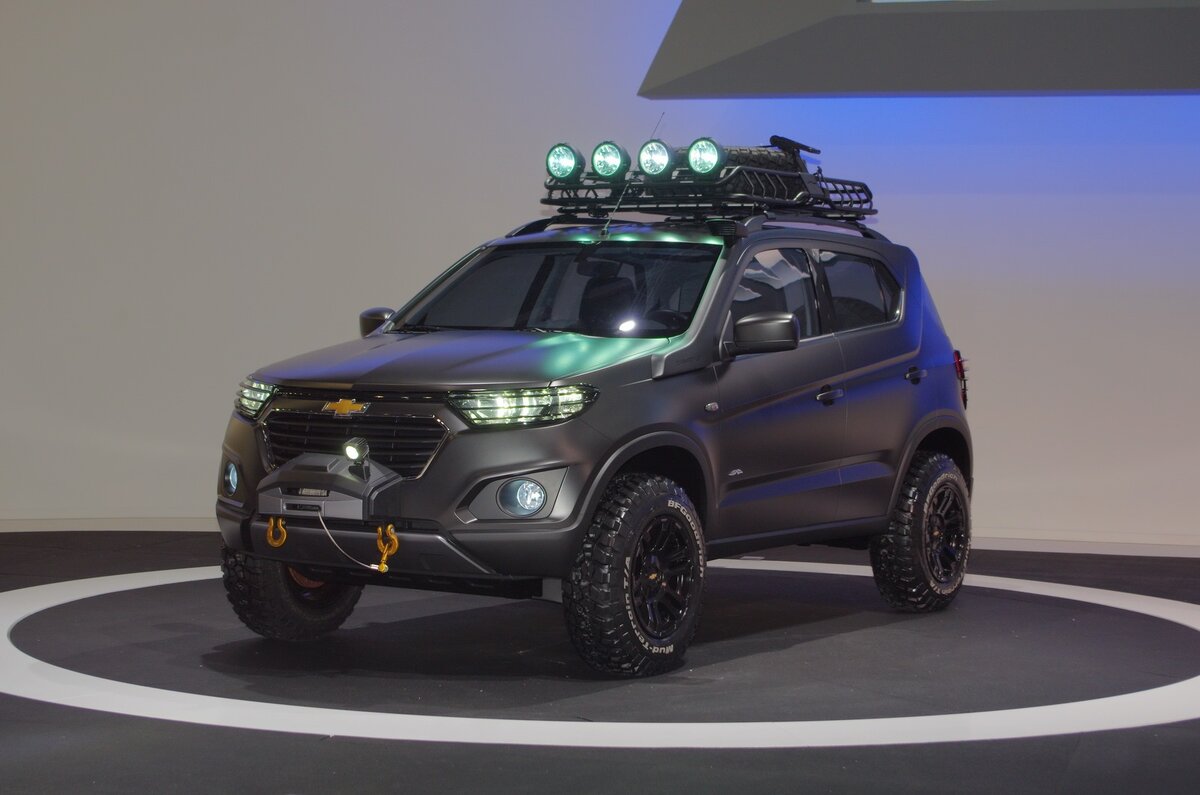 Концепт-кар Chevrolet NIVA 2 показанный в Москве в 2014-ом году.