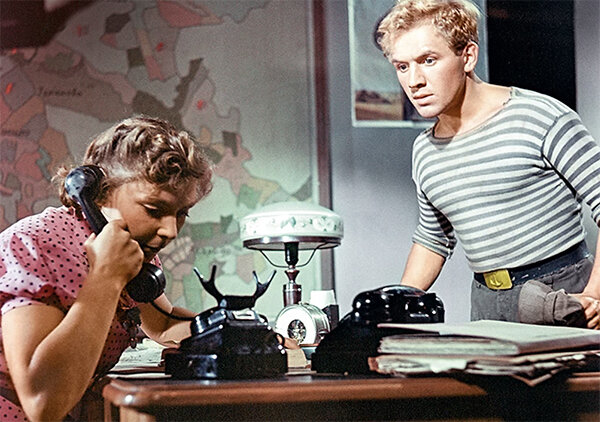 Кадр из фильма "Гость с Кубани", 1955 год