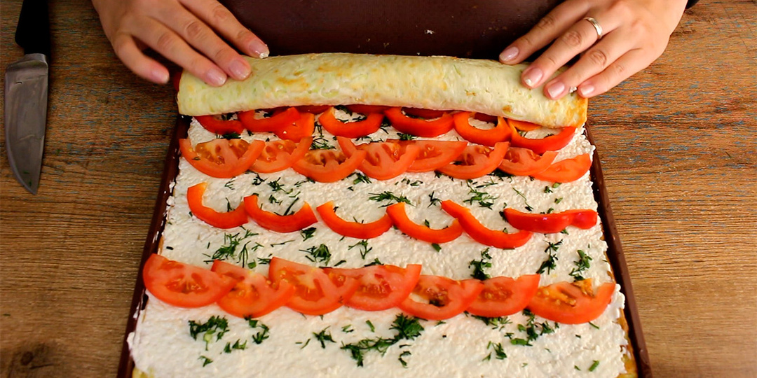 Этот рецепт из кабачка удивил не только меня: каждое лето готовлю этот вкуснейший рулет из кабачков (просто, быстро и вкусно)