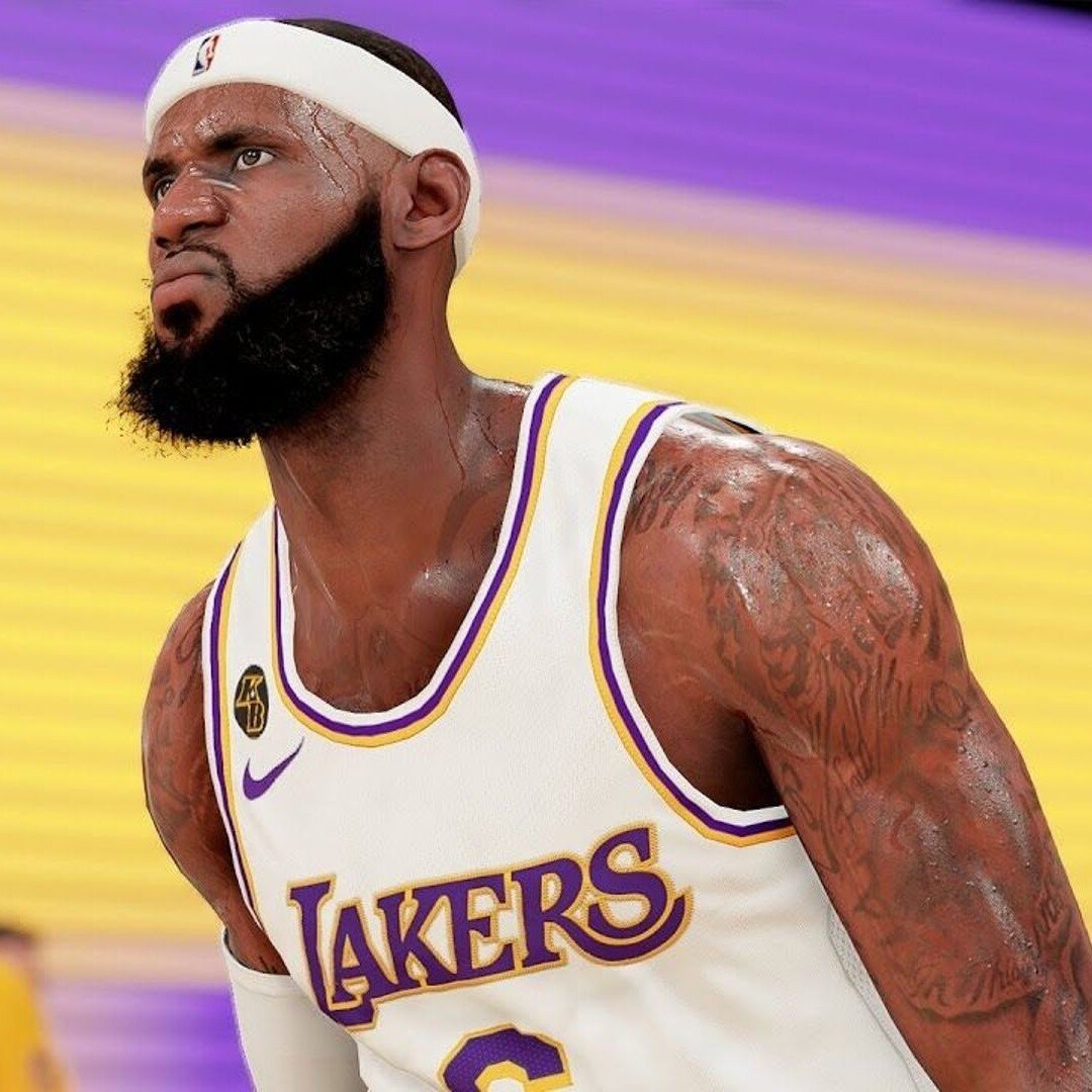 Джеймс Леборн в компьютерной игре NBA 2K  📷
