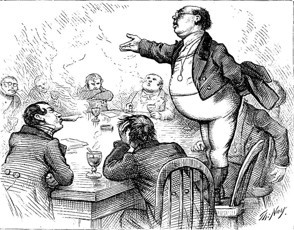 Томас Наст, карикатурист - "Посмертные записки Пиквикского клуба" Чарльза Диккенса